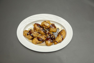 fried fruit stock photo 