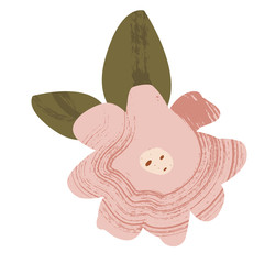 Modern flat isolated illustration on the white background. Clip art decor.