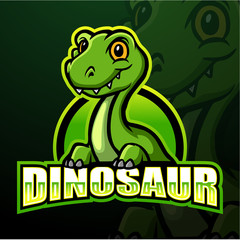 Dinosaur mascot esport logo design