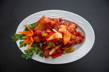meat meal from turkish cuisine