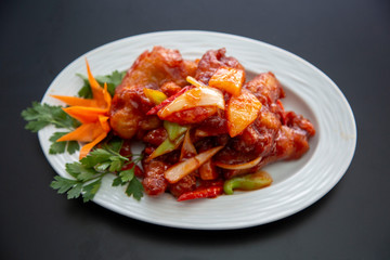 meat meal from turkish cuisine