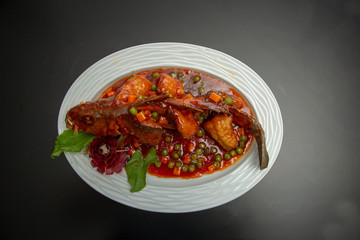 fish meal from chinese cuisine