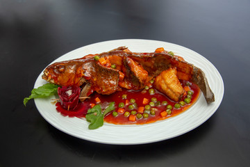 fish meal from chinese cuisine