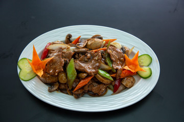 meat meal from turkish cuisine