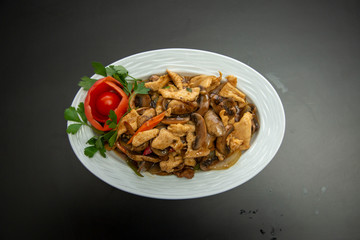 meat meal from turkish cuisine