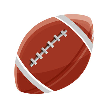 american football ball sport supply study school education isolated icon