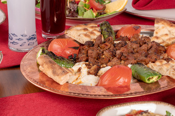 Shish kebab stock photo