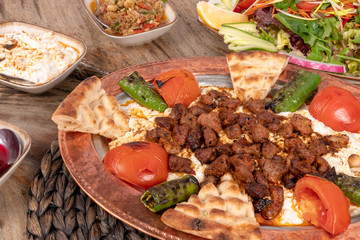 Shish kebab stock photo