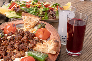 Shish kebab stock photo