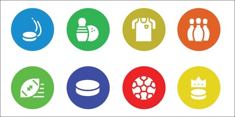 Modern Simple Set of league Vector filled Icons