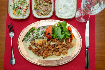 grill meat from turkish cuisine