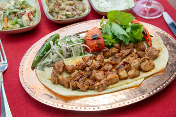 grill meat from turkish cuisine