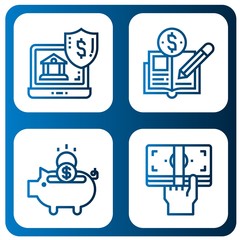 Set of savings icons
