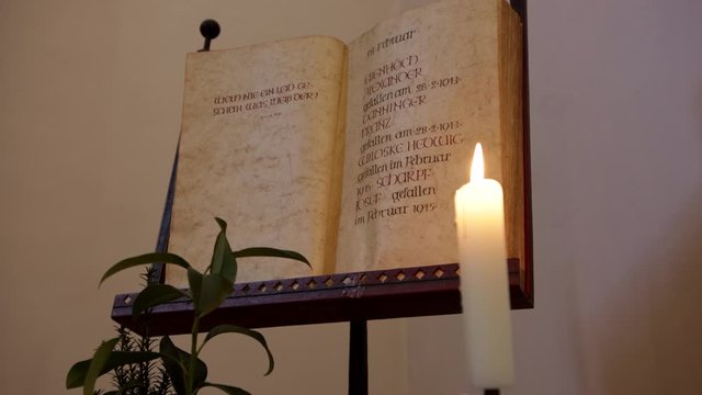 german city freising holy bible in church