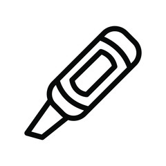 Highlight icon , faber color draw emblem isolated illustration , ouline template logo design solid background white