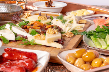 Trukish breakfast from turkish cuisine