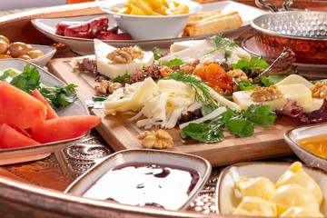 Trukish breakfast from turkish cuisine