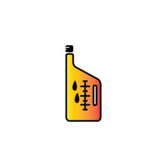 oil bottle icon simple design unique vector