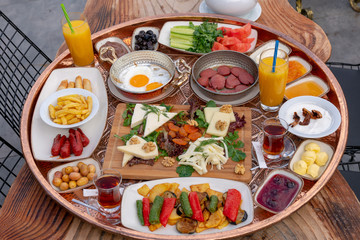 Trukish breakfast from turkish cuisine