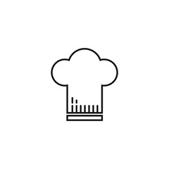 Chef hat icon design isolated on white background. vector illustration