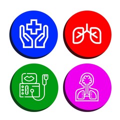 Obraz premium Set of internal icons