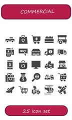 commercial icon set