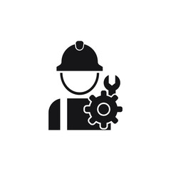 Construction service icon design isolated on white background