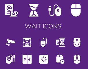 wait icon set