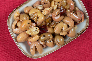 various appetizers from turkish cuisine