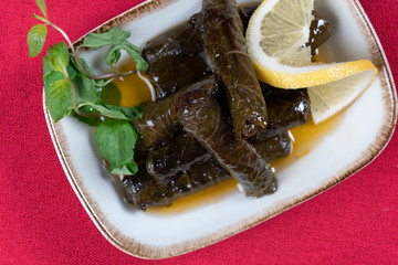 various appetizers from turkish cuisine