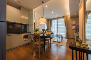 Modern, bright, clean, kitchen interior 