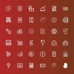 Editable 36 stack icons for web and mobile