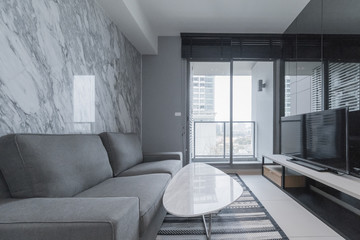 Interior, beautiful apartment, luxurious living room