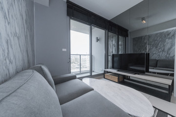 Interior, beautiful apartment, luxurious living room