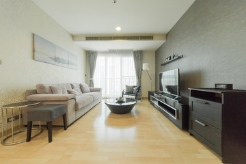 Interior, beautiful apartment, luxurious living room