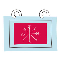 merry christmas gift bag icon
