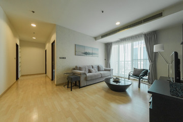 Interior, beautiful apartment, luxurious living room