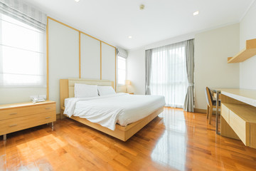 Modern bright flat interior design