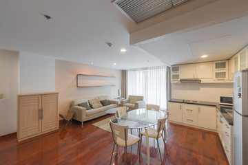Modern bright flat interior design