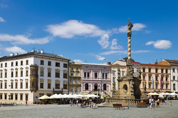 Marian column, Lower square, Olomouc, Moravia, Czech republic