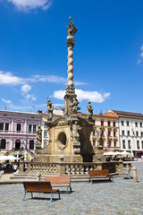 Marian column, Lower square, Olomouc, Moravia, Czech republic