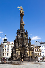 Fototapeta premium The holy trinity column (UNESCO), Upper square, Olomouc, Moravia, Czech republic