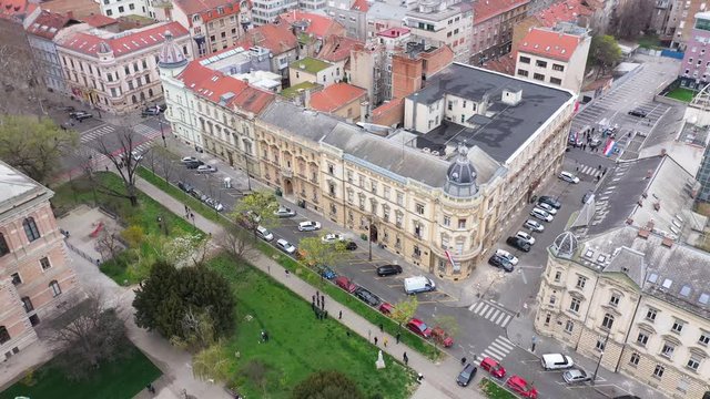 Zagreb Earthquake during COVID19 Corona Virus - Aerial footage