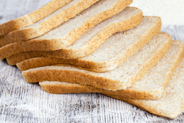 sliced fresh bread