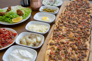 kiymali pita from turkish cuisine