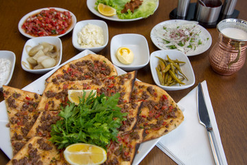 kiymali pita from turkish cuisine