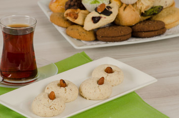Cookies from turkish cuisine stock photo