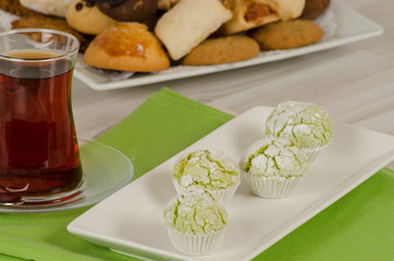 Cookies from turkish cuisine stock photo