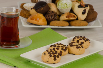 Cookies from turkish cuisine stock photo