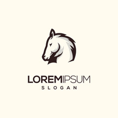 horse logo design vector abstract illustrator modern